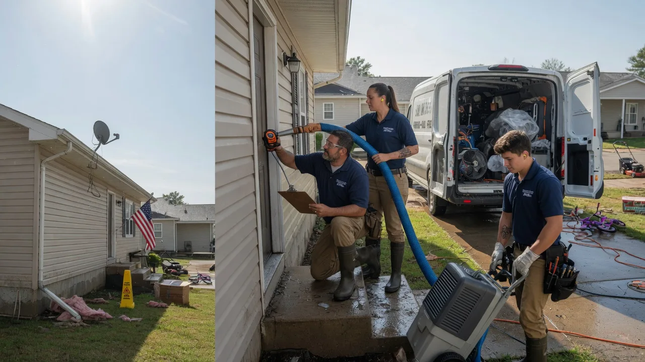 Ceiling Water Damage Restoration in Eden Valley, MN near me